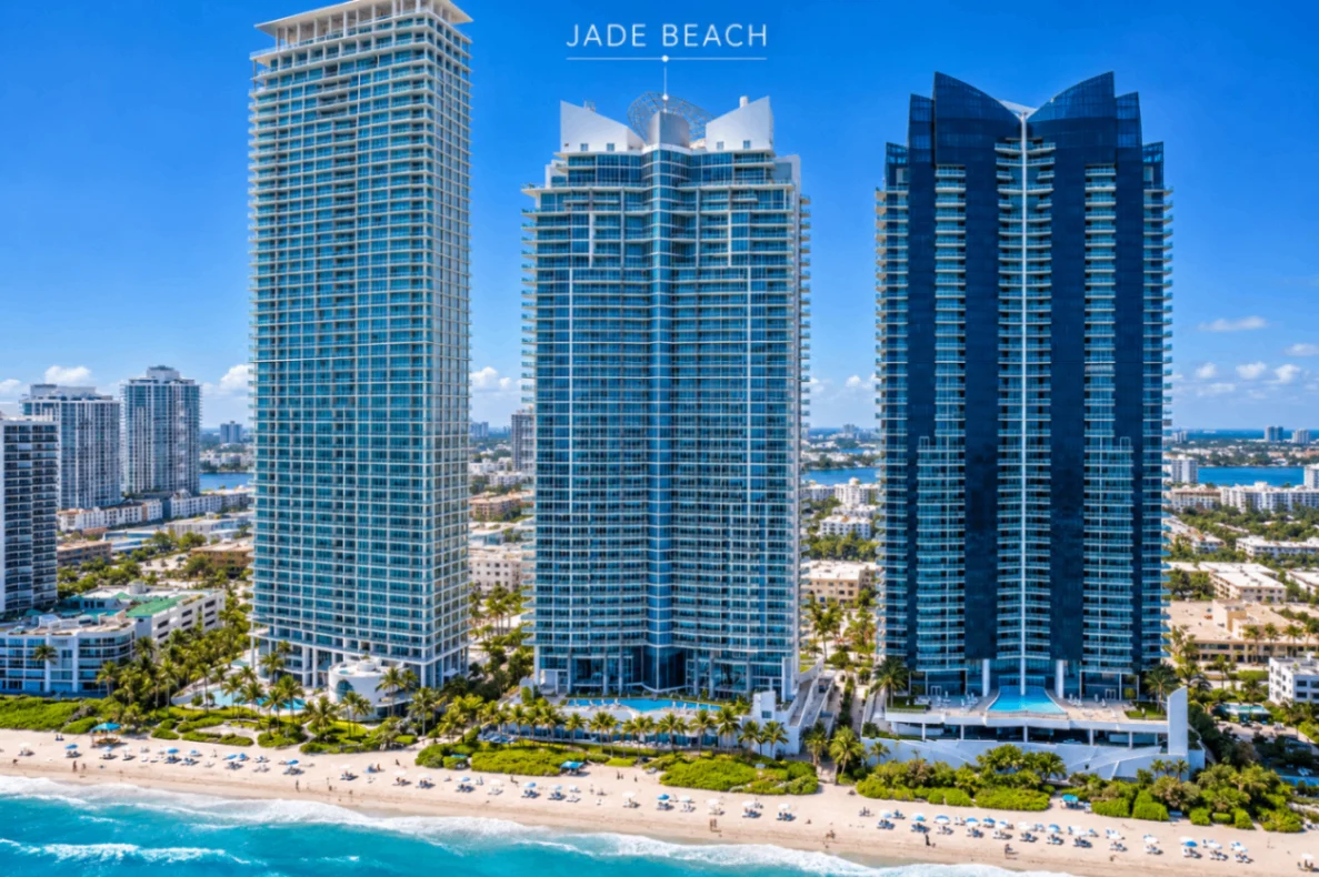 Jade Beach, a residential building in Sunny Isles Beach, Florida