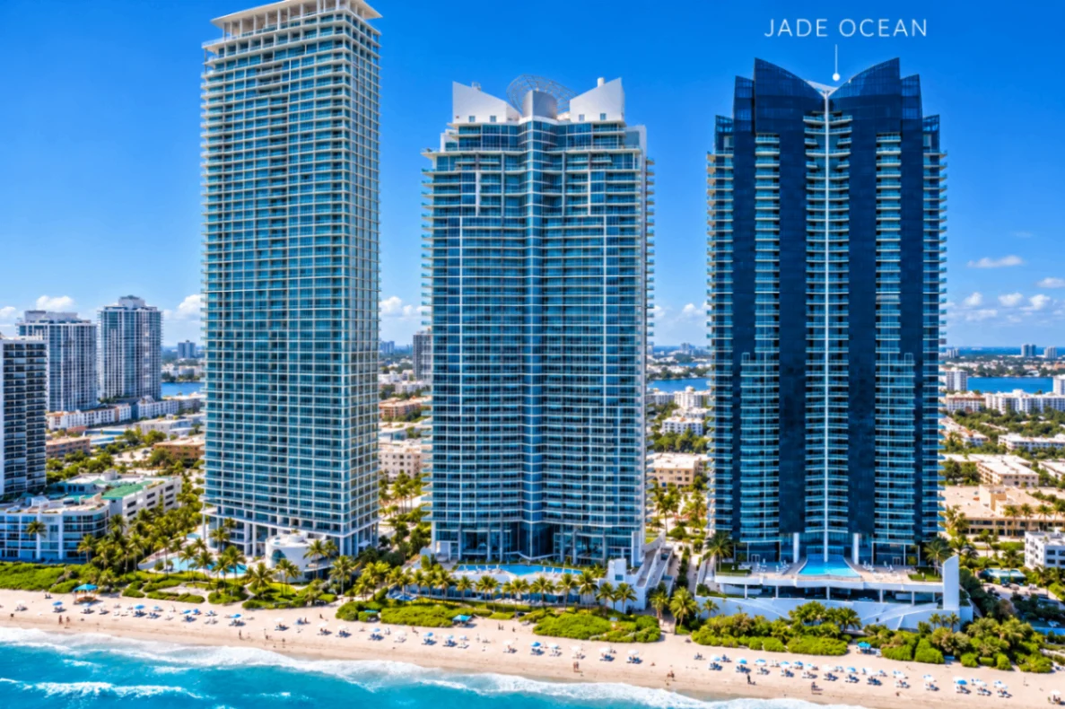 Jade Ocean, a residential building in Sunny Isles Beach, Florida